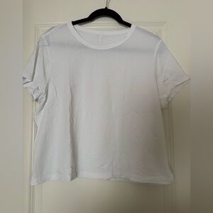 Lululemon Classic Fit Cotton Blend T-Shirt Size 12